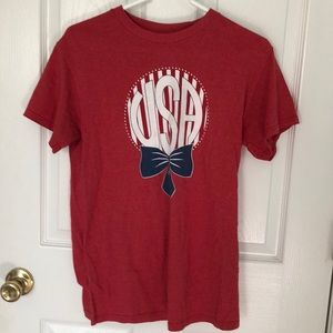 Red USA T-shirt